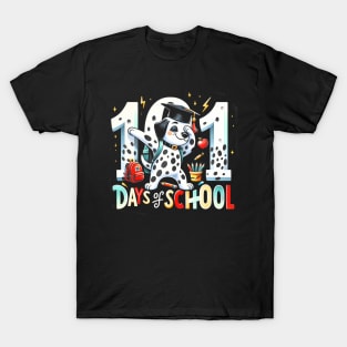 101 Days Of School Back To School Dog Lovers T-Shirt